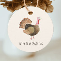 Vattenfärg Kalkon Thanksgiving