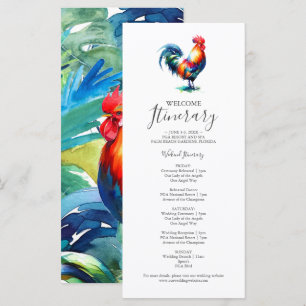 Vattenfärg Key West Strandbröllopsitinerary