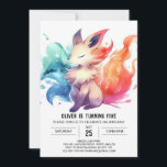 Vattenfärg Kids Fox Birthday Inbjudningar<br><div class="desc">Fira med en mjuk,  konstnärlig beröring med Watercolor Kids Fox Birthday-inbjudan. Den här redigerbara designen gör att du kan anpassa den för alla åldrar,  med ett vackert vattenfärgsrävtema. Med snabbnedladdning kan du skriva ut eller skicka dina inbjudningar snabbt,  så att firande får en färgstark och charmig start.</div>