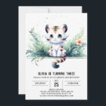 Vattenfärg Kids Tiger Birthday Inbjudningar<br><div class="desc">Vattenfärgen Kids Tiger Birthday har en lekfull och söt tiger i en vacker vattenfärgsdesign. Den här redigerbara digitala inbjudan kan enkelt anpassas till onlinen med all din händelseinformation. Dess konstnärliga och färglösa stil skapar perfekten för en roligt,  kreativets födelsedag,  och skapar det idealiska valet för ett barns speciella dag.</div>