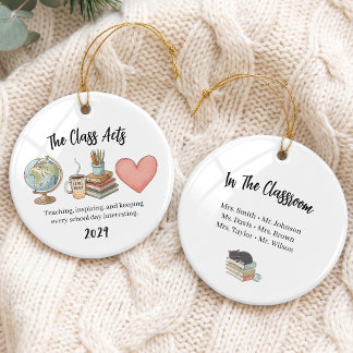 Vattenfärg Lärarvänner Grupp Ornament