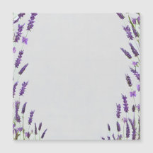 Vattenfärg Lavendel Blomram Design