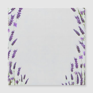 Vattenfärg Lavendel Blomram Design Magnetisk Inbjudningskort