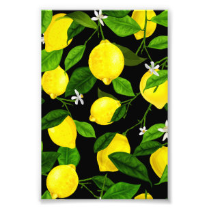 Vattenfärg Lemon 2 Fototryck