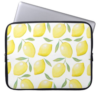 Vattenfärg Lemon Laptop Fodral