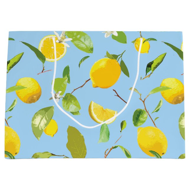 Vattenfärg Lemon & Löv 3 (Framsidan)