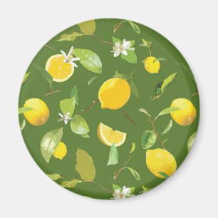 Vattenfärg Lemon & Löv 5 Magnet