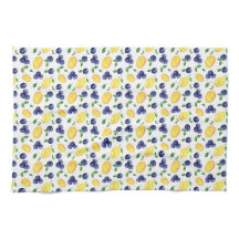 Vattenfärg Lemon och blåbär