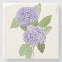 Vattenfärg Lila Hydrangea
