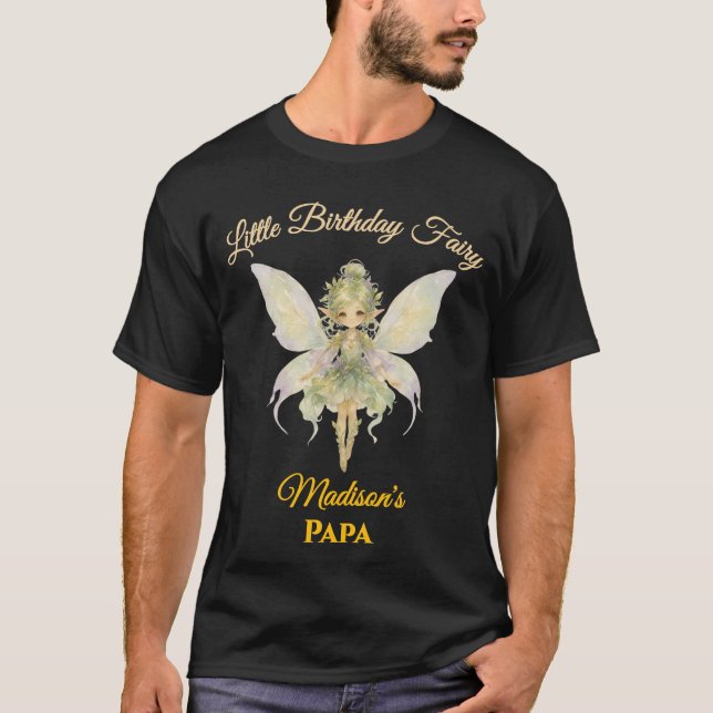 Vattenfärg Lille Älva Födelsedag  T Shirt (Framsida)