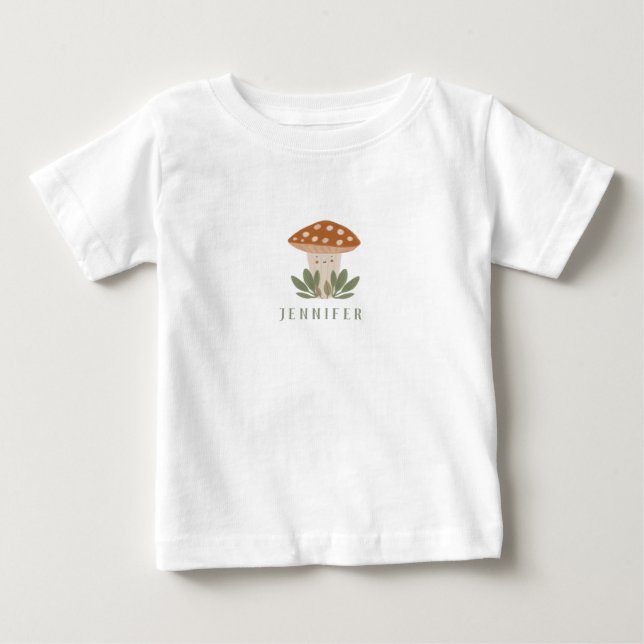 Vattenfärg Little champroom namn Baby Bodykostym T Shirt (Framsida)
