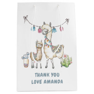 Vattenfärg Llama tema Babyskåda