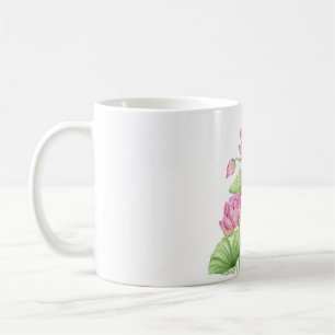 Vattenfärg Lotus Estetisk Kastrull Klassisk Mugg