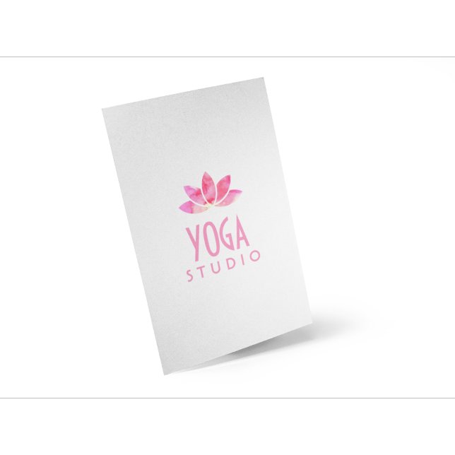 Vattenfärg Lotus Flower Flyer (Skapare uppladdad)