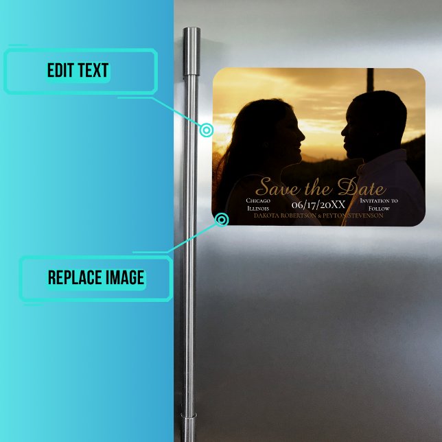 Vattenfärg Löv 02 Spara datum Magnet (Please enjoy our design and see the others in the collection.)