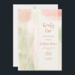 Vattenfärg Löv Inbjudan<br><div class="desc">En handritad, vattenfärgsinbjudan med dämpade färger och lövrankor. (Bild av Freepik). Kortet är lätt att anpassa med din text, teckensnitt och teckensnittsfärg. Inte exakt vad du letar efter? Alla våra produkter kan anpassas för att möta dina behov utan extra kostnad. Kontakta oss bara på askcottonlamb@gmail.com. Samordnade produkter finns tillgängliga på...</div>