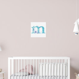 Vattenfärg M Poster