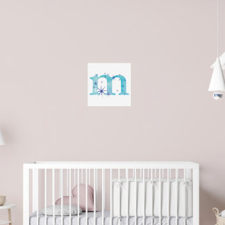 Vattenfärg M Poster