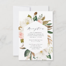 Vattenfärg Magnolias | Bröllopapport OSA Kort