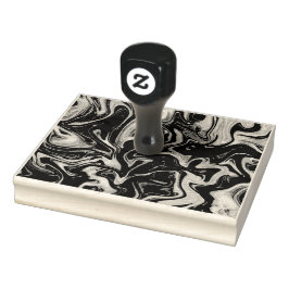 Vattenfärg Marble Struktur Rubber Frimärke 4X5 Stämpel