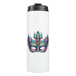 vattenfärg Mardi Gras mask carnival