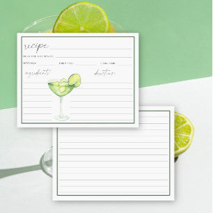 Vattenfärg Margarita Cocktail Bröllopsrecept