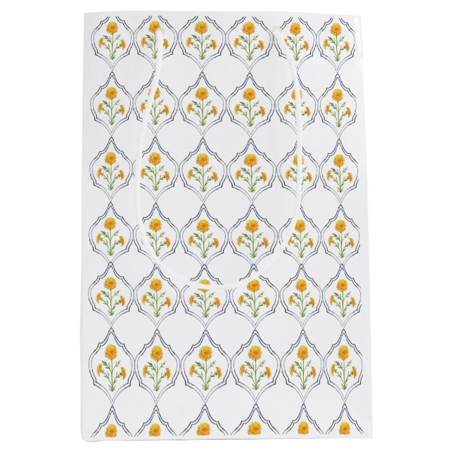 Vattenfärg Marigold och Trellis (Framsidan)