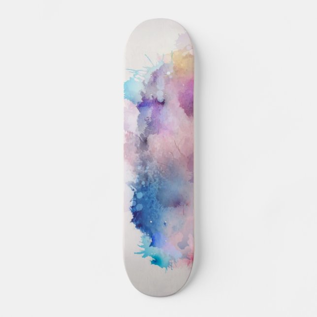Vattenfärg Mini Skateboard Bräda 18,7 Cm (Framsida)