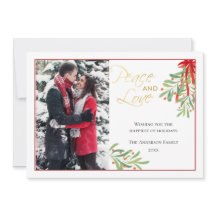 Vattenfärg Mistel | Högtidlig Fotokort