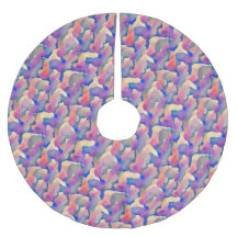 Vattenfärg Mönster Träd Skirt