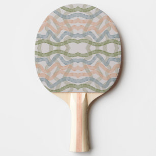 Vattenfärg Moppningsdrag Mönster i Pastell Pingisracket