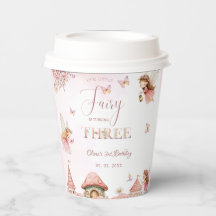 Vattenfärg Mushroom Fairy 3rd Birday Forest