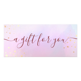 Vattenfärg Namnteckning skriptcertifikat för spa G Reklamkort