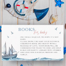 Vattenfärg Nautical Pojke Bok i Baby
