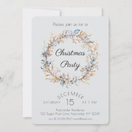 Vattenfärg Nutcracker-jul Party Inbjudningar