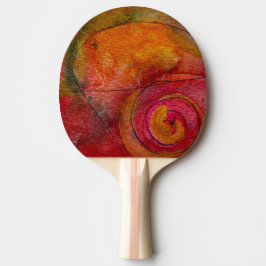 Vattenfärg och Bläck Söt Mönster Art Abstrakt Pingisracket