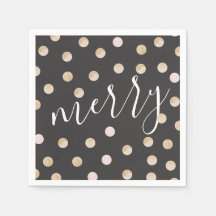 Vattenfärg och Guld | Napkin