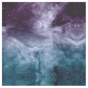 Vattenfärg och nebula abstrakt design tyg
