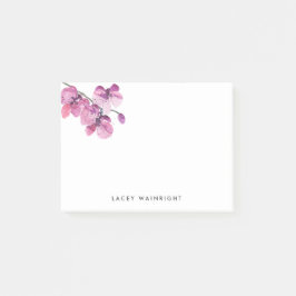 Vattenfärg, Orchid Personal Stationery Post-it Block