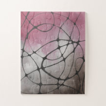 Vattenfärg Original Neurography Art Puzzle