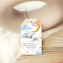 Vattenfärg över Genderna Måne Presentetikett