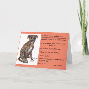 vattenfärg på rädding Izzy & Mary Oliver kärlek di Kort