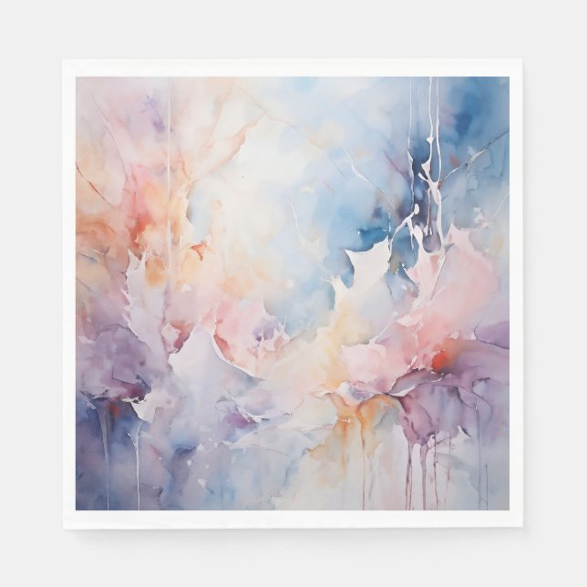 Vattenfärg, Pappersservett (Framsidan)