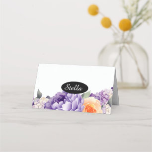 Vattenfärg Päron Mauve Peach Bord Placeringskort