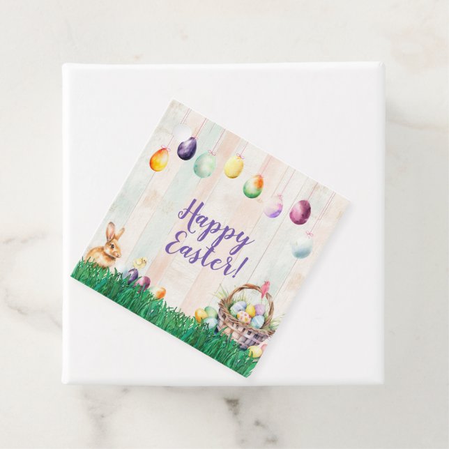 Vattenfärg, Påskägg Hunt Gåvor Etiketter (På plats)