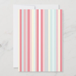 Vattenfärg Pastel Rosa Julafton Candy cane Mönster Julkort