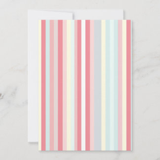 Vattenfärg Pastel Rosa Julafton Candy cane Mönster Julkort