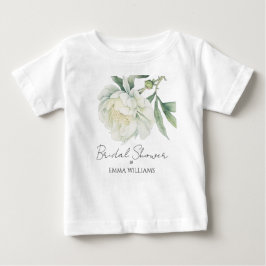 Vattenfärg Peony Blomma | Bröllopsfest T Shirt