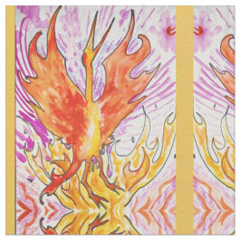 Vattenfärg Phoenix Tyg