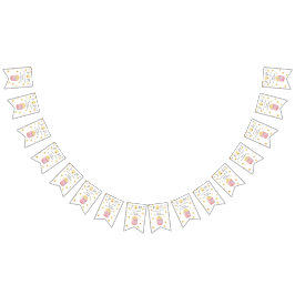 Vattenfärg Popcorn Barns födelsedag Party Vimplar